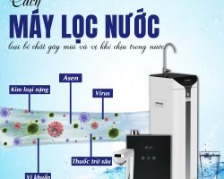 Máy lọc nước: Cách loại bỏ chất gây mùi và vị khó chịu trong nước